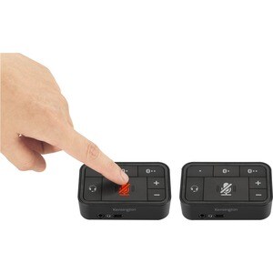 Kensington K83300WW Headset-Umschalter für Headset, Telefon, Tablet-PC, Notebook - Schwarz