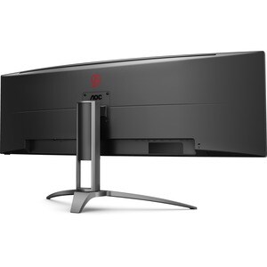 AOC AGON AG493UCX2 49" Class Dual Quad HD (DQHD) Curved Screen Gaming LCD Monitor - 32:9 - Textured Black - 124 cm (48.8")