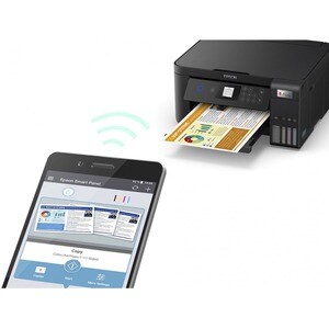 Epson EcoTank ET-2850 Wireless Inkjet Multifunction Printer - Colour - Black - Copier/Printer/Scanner - 33 ppm Mono/15 ppm