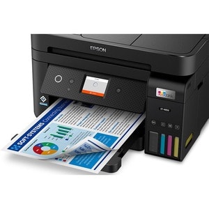 Epson EcoTank ET-4850 Inkjet Multifunction Printer-Color-Black-Copier/Fax/Scanner-4800x1200 dpi Print-Automatic Duplex Pri