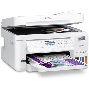 Epson EcoTank ET-3850 Inkjet Multifunction Printer-Color-Copier/Scanner-4800x1200 dpi Print-Automatic Duplex Print-5000 Pa