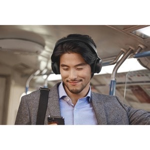 Jabra Evolve2 75 Sem fios Na orelha Estéreo Fone de ouvido - Preto - Binaural - Escuta - 3000 cm - Bluetooth - 20 Hz para 