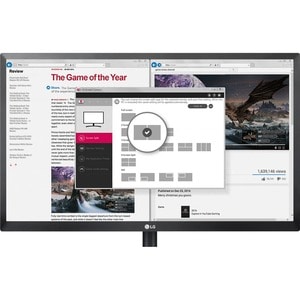 LG 24MK430H-B 24" Class Full HD LCD Monitor - 16:9 - Black - 60.5 cm (23.8") Viewable - In-plane Switching (IPS) Technolog