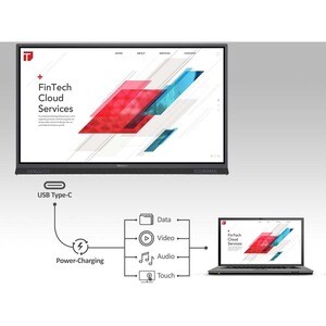 ViewSonic ViewBoard IFP6552 1651mm 4K UHD LCD Pantalla de colaboración - Pantalla Táctil - 16:9 Aspect Ratio - 3840 x 2160