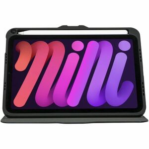 Targus VersaVu THZ914GL Carrying Case for 21.1 cm (8.3") Apple iPad mini (6th Generation) Tablet - Black - Drop Resistant,