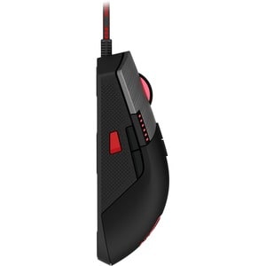 AOC AGON AGM700 Rato para jogos - USB 2.0 - Ótico - 8 Taste(n) - 8 Programmable Button(s) - Preto - Cabo - 16000 dpi - Rod