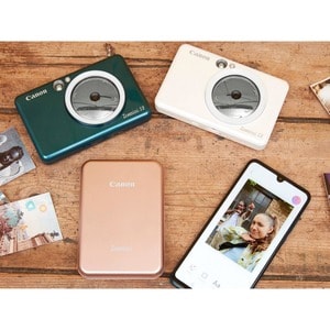 Canon Zoemini S2 8 Megapixel Compact Camera - Teal - CMOS Sensor