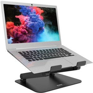 Port Connect Height Adjustable Notebook Stand - Up to 39.6 cm (15.6") Screen Support - 20.5 cm Height x 27.5 cm Width x 25