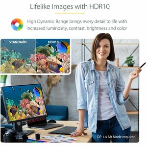 StarTech.com USB C Multiport Adapter, USB C auf 4K 60Hz HDMI 2.0 Dockingstation, 2-Port 10Gbit/s USB Hub, 100W PD, SD/Micr