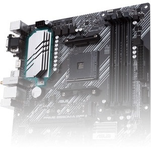 Carte Mère Asus Prime B550M-A WIFI II - AMD B550 Chipset - Socket AM4 - Micro ATX - Ryzen 3, Ryzen 5, Ryzen 7, Ryzen 9, Ry