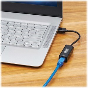Tripp Lite series U336-000-GB-CA Gigabit Ethernet Card for Notebook, Mac, Computer - 10/100/1000Base-T - Portable - Black 