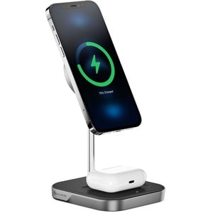 Alogic MagSpeed 2-in-1 Wireless Charging Station - Magnetic, Fast Charge Mode, Safety, LED Indicator - 1