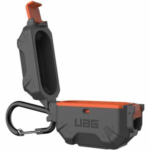 Urban Armor Gear Pathfinder Rugged Charging Case Apple AirPods (Gen 3) - Silver, Orange - Water Proof, Dust Resistant, Dir