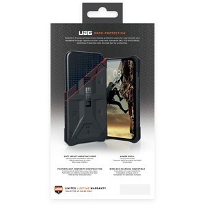 Funda Urban Armor Gear Pathfinder Robusto - para Samsung Galaxy S22 Smartphone - Negro - Resistente al impacto, Resistente