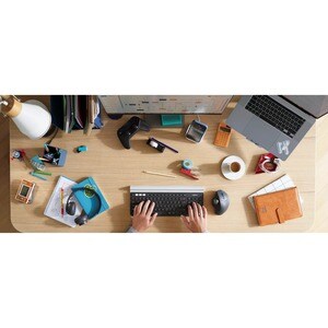 Logitech MX ERGO 鼠标 - 蓝牙/射频 - 光学 - 6 可编程按钮 - 石墨色 - 无线 - 可充电 - 4000 dpi - 轨迹球 - 右旋转