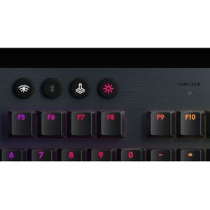 Logitech G G913 游戏键盘 - 无线 连接 - USB 接口 - RGB LED - 英文 - 黑 - 机械 按键开关 - 蓝牙 - 播放/暂停, 音量控制, 静音, G 键, 媒体中心, 音量控制 热键 - 铬操作系统 - PC
