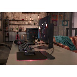HP 鼠标垫 - 3.8 毫米 x 899.9 毫米 x 399.8 毫米 尺寸 - 黑 - 橡胶 - 防滑