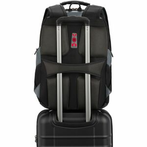 Wenger Pegasus 27306060 Carrying Case (Backpack) for 17" Notebook - Blue/Black - Shock Absorbing Shoulder Strap - Nylon, P
