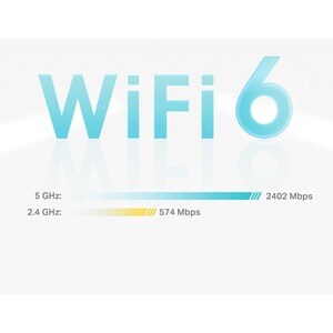 TP-Link Wi-Fi 6 IEEE 802.11ax Ethernet Drahtlos Router - Dualband - 2,40 GHz ISM-Band - 5 GHz UNII-Band - 2 x Antenne(2 x 