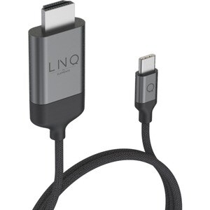 LINQ 2 m HDMI/USB-C AV-Kabel für Audio-/Video-Gerät, Notebook, Bildschirm, MacBook Air, MacBook Pro, iPad, iPad Pro, iPad 