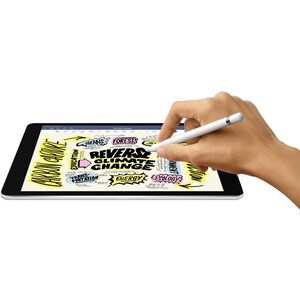 Apple iPad (9th Generation) A2604 Tablet - 10.2" - Apple A13 Bionic Hexa-core - 64 GB Storage - iPadOS 15 - 4G - Silver - 