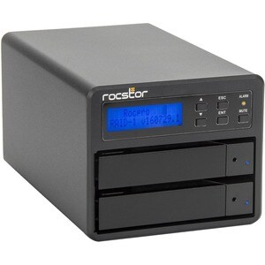 Rocstor Rocpro U33 USB Type-C Desktop RAID Storage - Rocstor Rocpro U33 Professional Desktop RAID -16TB (2x8TB) HDD Instal