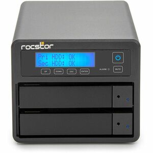Rocstor Rocpro U33 USB Type-C Desktop RAID Storage - Rocstor Rocpro U33 Professional Desktop RAID -20TB (2x10TB) HDD Insta