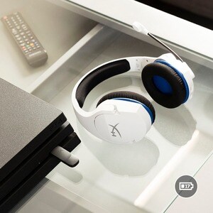 HyperX Cloud Stinger Core Wireless Headset (White, PS - Blue Package)
