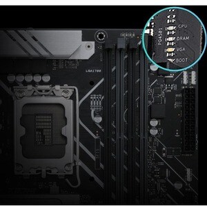 Asus Prime B660-PLUS D4 Desktop Motherboard - Intel B660 Chipset - Socket LGA-1700 - Intel Optane Memory Ready - ATX - Pen