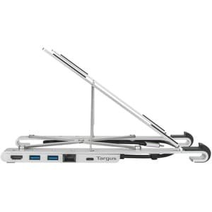 Targus AWU100005GL USB-Typ C Docking Station für Notebook/Workstation/Tastatur/Maus/Festplatte - 100 W - Silber - Tragbar 