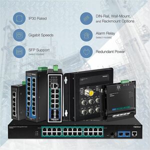 6-PORT INDUSTRIAL GIGABIT L2+ MANAGED POE++ DIN-RAIL SWITCH