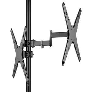 Neomounts Pole Mount for TV - Black - 1 Display(s) Supported - 81.3 cm to 139.7 cm (55") Screen Support - 25 kg Load Capac