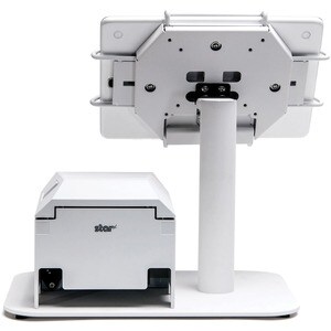 mUnite EZ POS Tablet Stand - 8.10" Height x 11.80" Width x 7.90" Depth - Desktop, Countertop - Steel - White