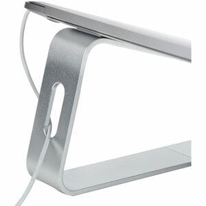 StarTech.com Laptop Stand for Desk, Supports 5kg / 11lb, Aluminum, Silver, Ergonomic Laptop Riser, Portable Laptop Holder 