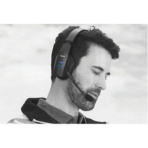 BlueParrott B450-XT BPB-45020 Sem fios Headset Mono Fone de ouvido - Monaural - Supra-aural - 9144 cm - Bluetooth - 150 Hz