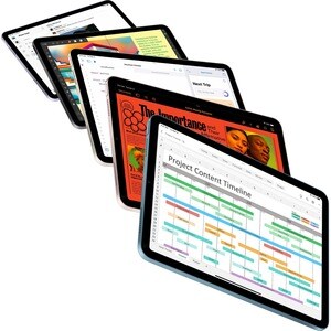 Apple iPad Air (5th Generation) 平板 - 27.7 cm (10.9") - Apple M1 八核 - 8 GB - 256 GB 存储 - 太空灰 - 2360 x 1640 - 面内交换(IPS)技术, 原