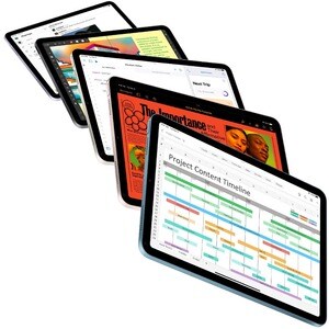 Apple iPad Air (5th Generation) 平板 - 27.7 cm (10.9") - Apple M1 - 8 GB - 256 GB 存储 - 星光色 - M1 八核（8 核） - 2360 x 1640 - 面内交换