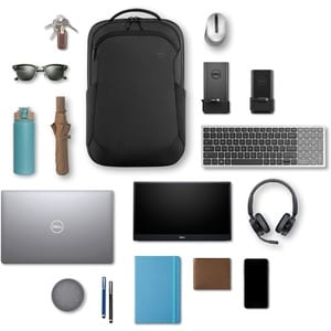 Dell EcoLoop Pro Carrying Case (Backpack) for 43.2 cm (17") Notebook - Black - 840D Fabric, Plastic Body - Shoulder Strap 