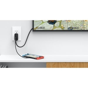 Belkin 45W PD Charger Compatible with Compact Docking Station for Travel with PD Charging, HDMI Adapter for 4K USB-C - 46.