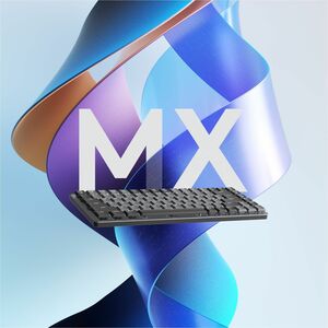 Logitech MX Mechanical Mini Minimalist Wireless Illuminated Keyboard (Linear) (Graphite) - Wireless Connectivity - Bluetoo