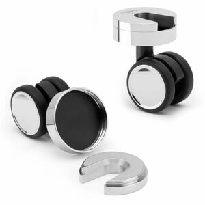 OWC Wheels Kit For Mac Pro (2019 - Current) - Nylon, Rubber, Stainless Steel, Silicone - Silver, Black