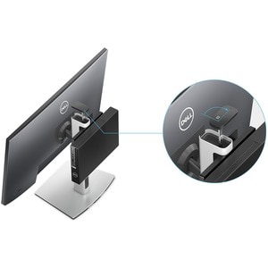 Dell MFS22 Höhenverstellbar All-in-One-Ständer - Bildschirmgröße: 48,3 cm (19 Zoll) bis 68,6 cm (27 Zoll) - 5,81 kg Tragfä