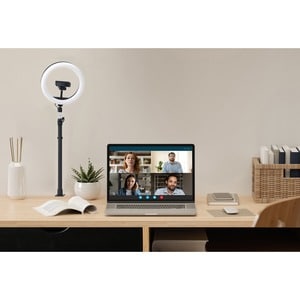 Kensington K87654WW Tischhalterung für Mikrofon, Webcam, Beleuchtungssystem, Ringleuchte - Höhenverstellbar - Aluminium, S