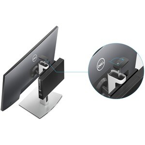 Support tout-en-un Réglable en hauteur Dell MFS22 - Support pour Écran de 19" (48,26 cm) jusqu'à 27" (68,58 cm) - Capacité