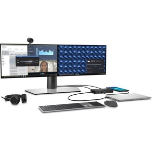Dell Thunderbolt Dock - WD22TB4 - 4K, 8K - 5120 x 2880, 3840 x 2160 - 3 x USB Type-A Ports - USB Type-A - 3 x USB Type-C P