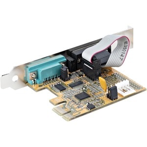 StarTech.com 21050-PC-SERIAL-CARD, PCIe, Seriell, Full-height / Low-profile, PCI 2.0, RS-232, Gelb