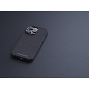 Funda Njord - para Apple iPhone 14 Pro Max Smartphone - Negro - Resistente a Caídas, Resistencia a arañazos, Antipolvo - Piel