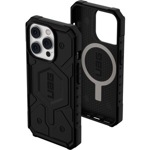 Urban Armor Gear Pathfinder Rugged Case for Apple iPhone 14 Pro Smartphone - Hex - Black - Impact Resistant, Drop Resistan