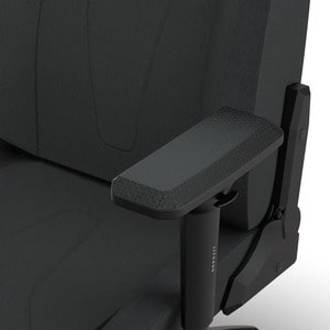 Corsair TC200 Gaming Chair - Soft Fabric - Black/Black - For Gaming - Fabric, Steel, Foam, Memory Foam - Black