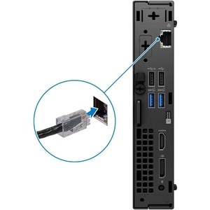 Dell OptiPlex 3000 Computador secretária - Intel Core i3 12ª geração i3-12100T Quad-core (4 núcleos) 2.20 GHz - 8 GB RAM D